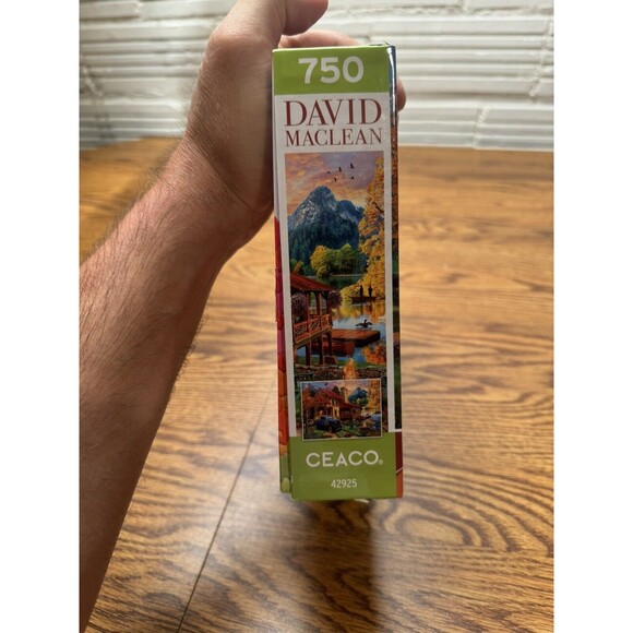 Ceaco David Maclean The Getaway lakeside cabin & truck 750 piece jigsaw puzzle‎ - Picture 6 of 9